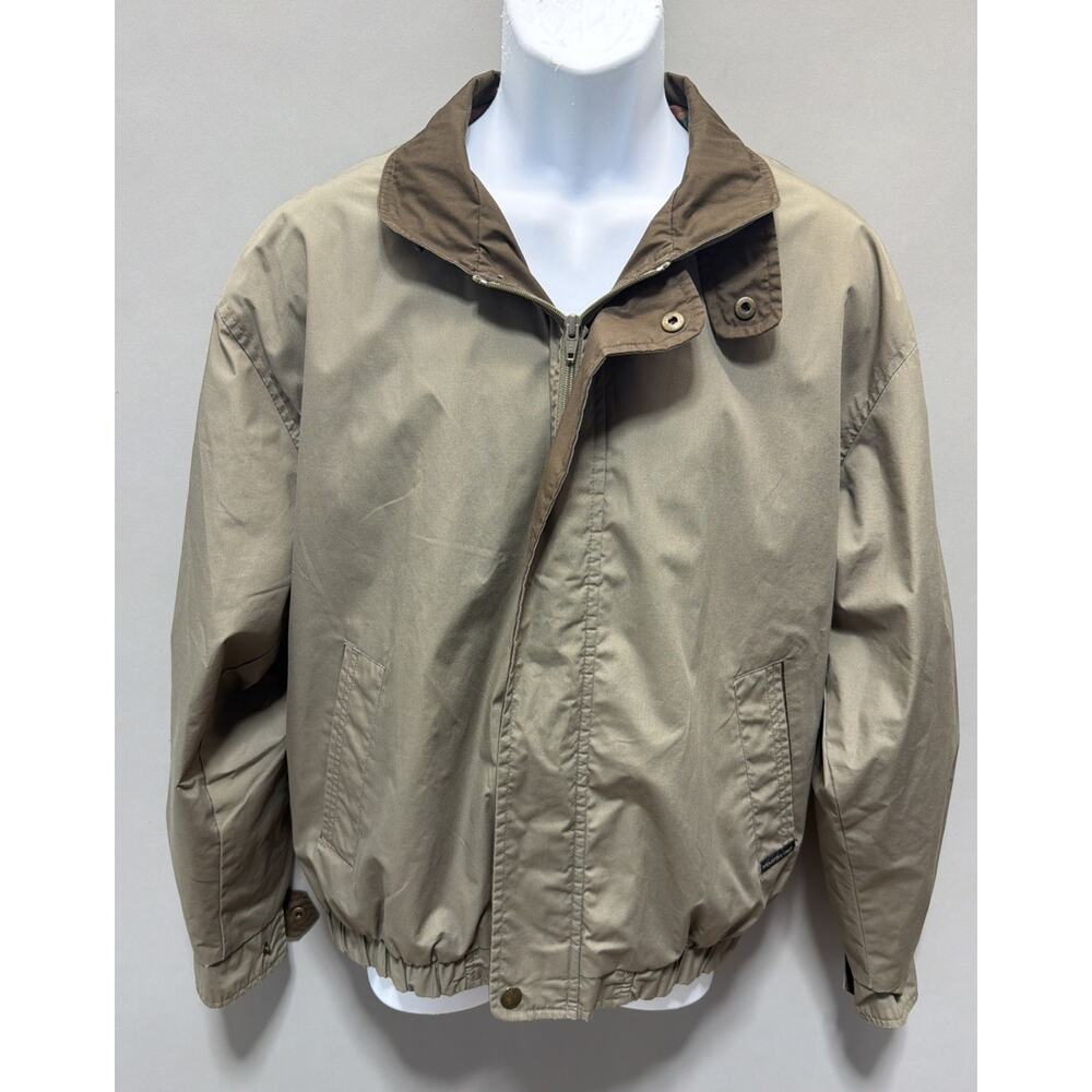 Vintage Members Only Bomber Jacket Classic Iconic Racer Full Zip Mens Size M